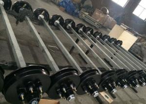 Quality BPW Semi Trailer Axles Suspension Assembly 13T Square 150MM ODM wholesale