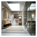 Black Wood Closet Bedroom Smart Wardrobe Cabinet Italy Style for Your Elegant
