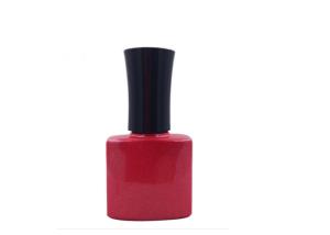 Quality Matte Surface Empty Glass Nail Polish Bottles , Oval Empty Nail Polish Bottles With Brush wholesale