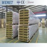 FM approved rock wool fire proof insulated roof panel high strength 1000mm with