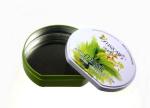 Decorative D-Shape Cosmetic Tin Box for Sale