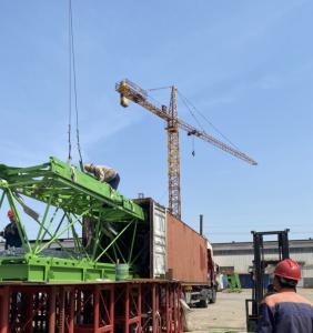 China 8t 10t Hammer Head Tower Crane 10 Tonne Building Crane Tower on sale
