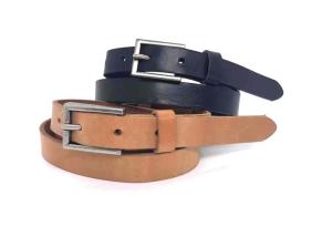 Quality BRACHI Womens Genuine Leather Belt With Square Metal Buckle 22mm Width wholesale