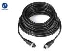 Rear View Camera Cable Of 4 Pin Female Connector Aviation Plug Extension Cord