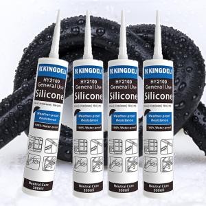 Quality Quick Dry Neutral Cure Clear Silicone Sealant For Stainless Steel wholesale