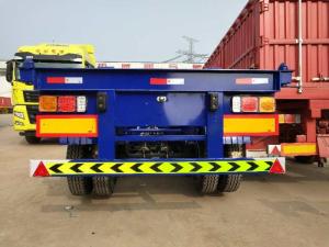 Quality Skeleton Semi Trailer Truck 20 Ft 2 Axle Container With 13 Tons Capacity wholesale