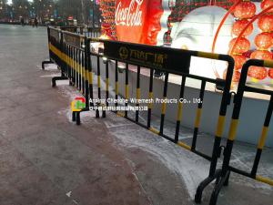 Quality Customized Steel Pipe Fence / Railing , Roads Galvanized Steel Fence wholesale