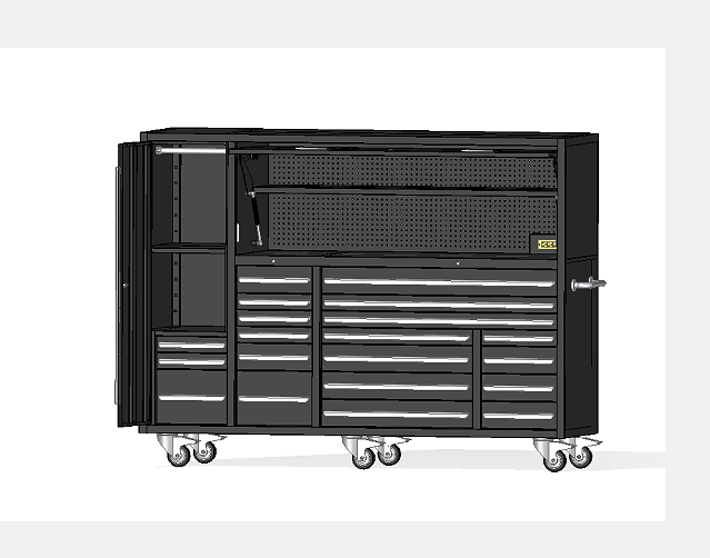 Upgrade Your Tool Organization with Heavy Duty Steel Tool Box and Trolley in Silver