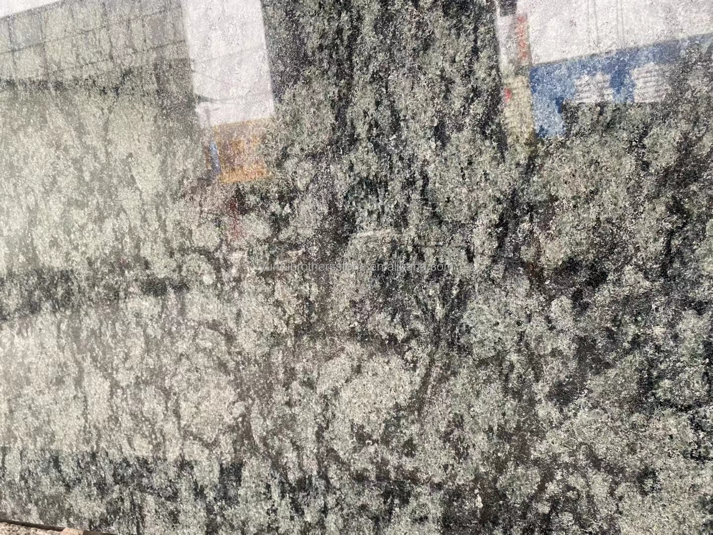 Stone Form Cut-To-Size Olive Green G612 Granite Blocks with Honed Surface Finishing