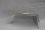 Defaico Furniture Peculiar Industrial Aluminum Office Table W87cm