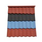 Brick Red Bond Classic Stone Coated Aluzinc Galvalume Metal Roofing Tiles Heat