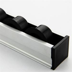 Quality Flow Roller Track Custom Aluminum Extrusion , Metal Extrusion With Flange Wheels wholesale