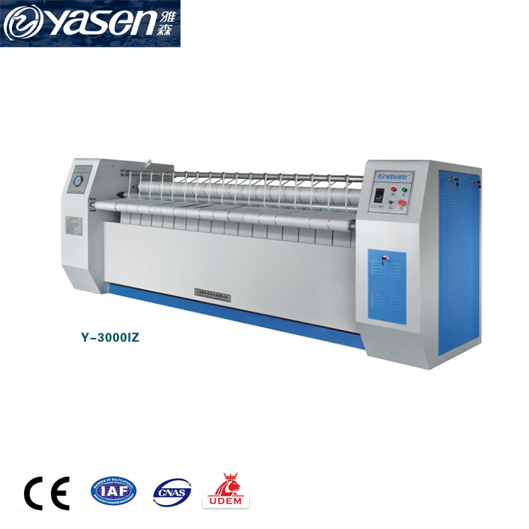 Max Feeding Width 3000mm Automatic Clothes Sheet Ironing Machine for Hotel