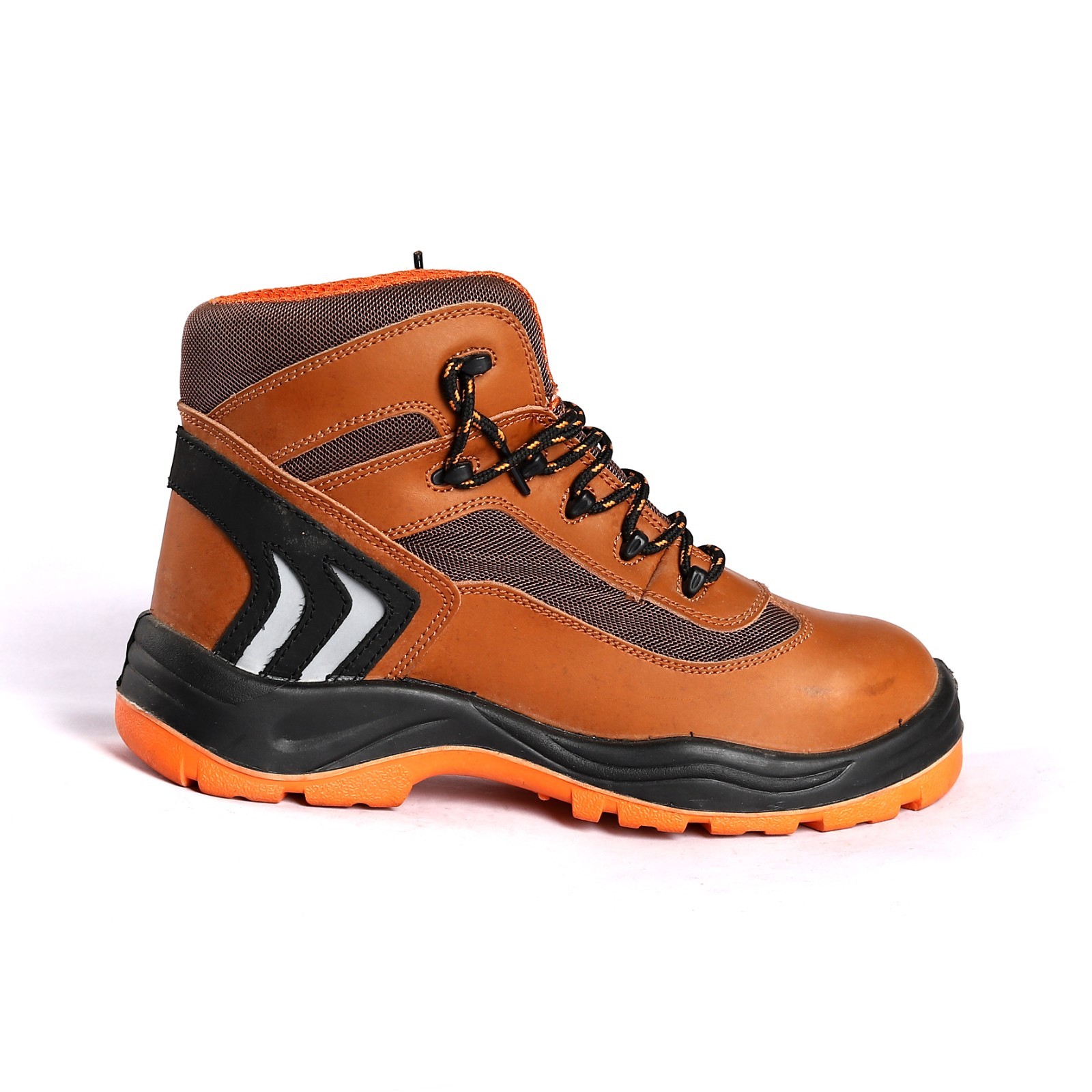 Metal Eyelets Anti Slip Shoes for Slip Prevention in Workplace Steel Toe Anti Smash Safety Boots