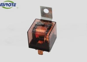 Quality Transparent Coffee 80 Amp Automotive Relay , 5 Blades 12 Volt Waterproof Universal Auto Relay wholesale