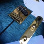 TUFF DOG Guitar High quality custom blue COLOR Rosewood fingerboard Free