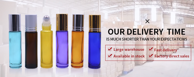 Mini Small 5ml Glass Roll On Bottles Refillable With Roller Ball