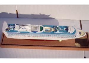 Quality OEM ODM Princess Cruise Ship Models With Injection Mold Making Anchor Material wholesale