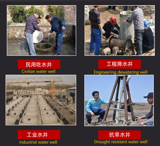Agricultural Portable Small Water Well Drilling Rig Suitable For Household Wells