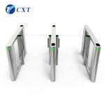 Intelligent Hotel Stainless Steel Turnstiles Glass Turnstile Gate