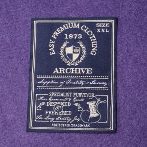 Quality White Center Fold Cotton Neck Woven Garment Labels Main Lables wholesale