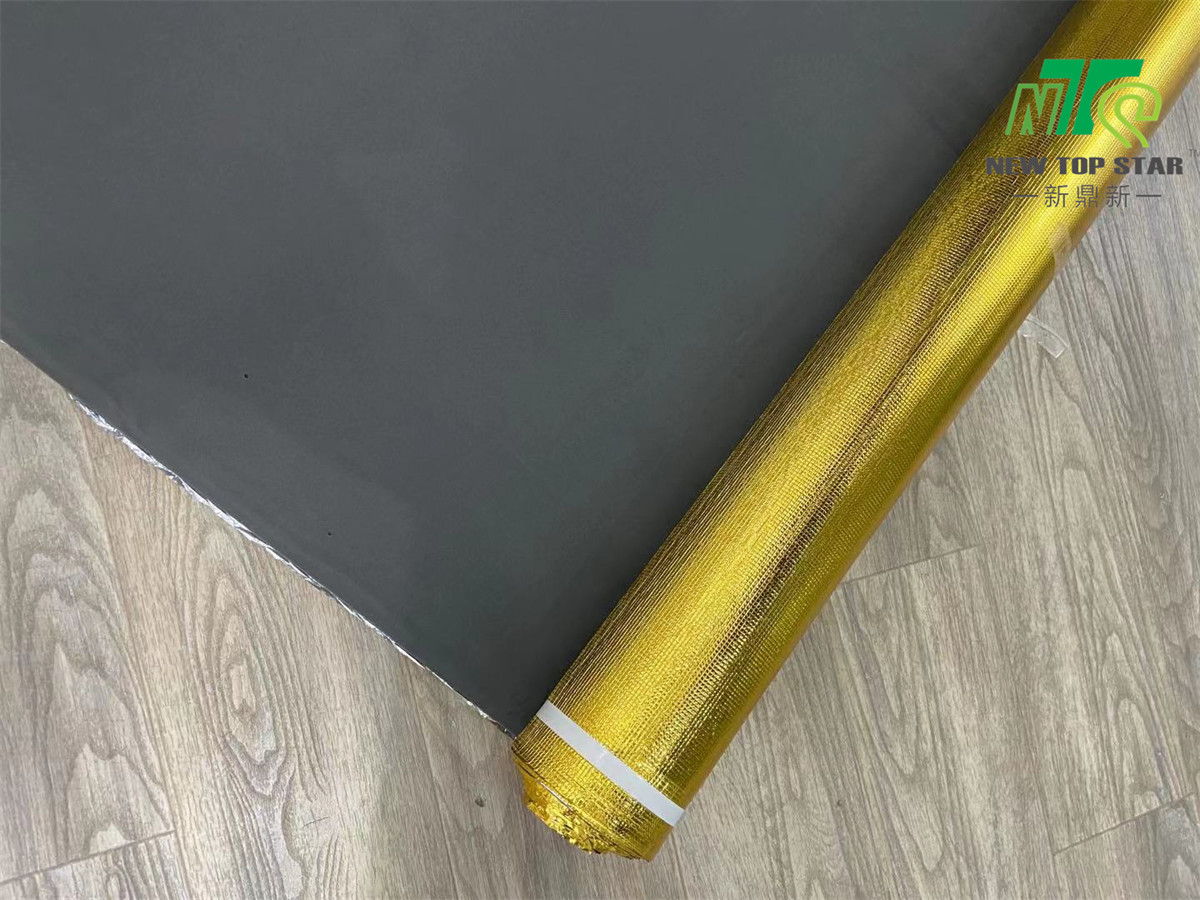 3mm EVA Foam Roll Underlay , Soundproof Standard Flooring Underlayment With Golden Film