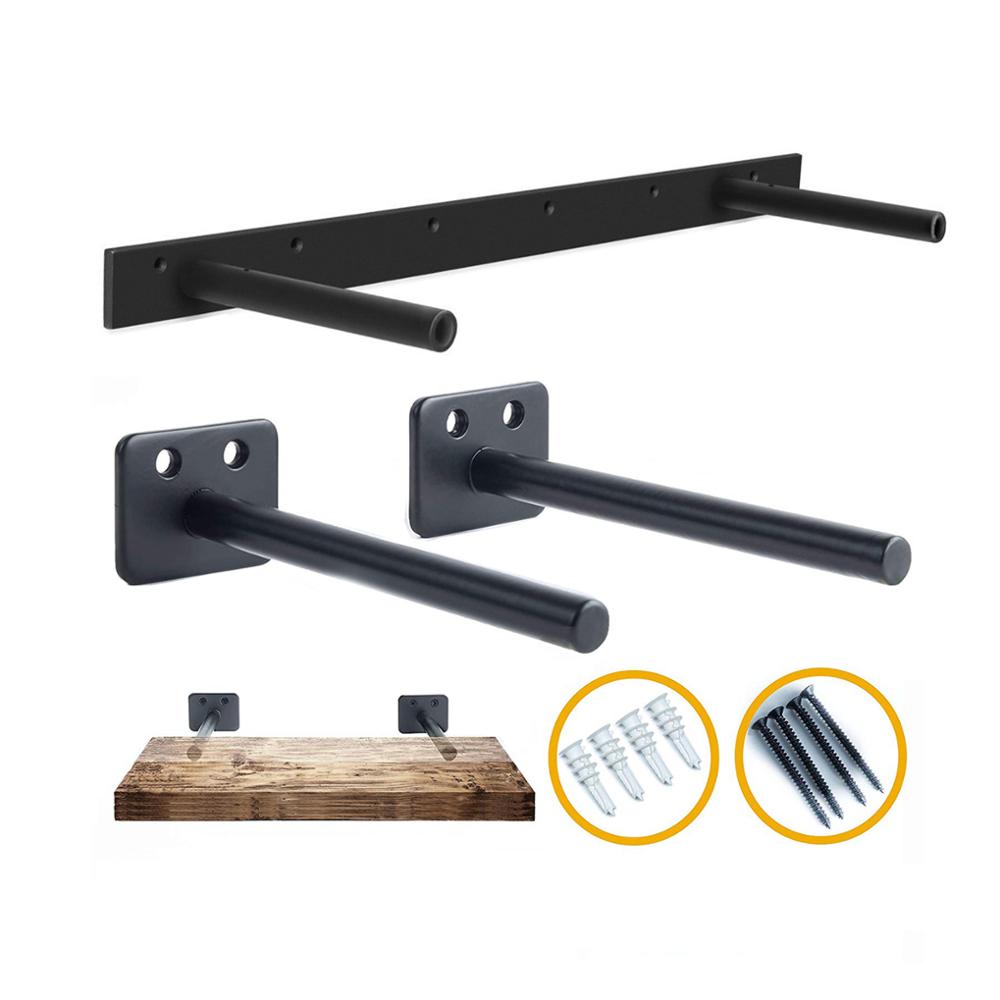 5mm Thickness Steel Q235 Ladder Style Ceiling Mounted Floating Shelf Brackets