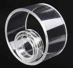 Transparent PMMA Bar Acrylic Extruded Clear Tube Florescent Polished And Solid