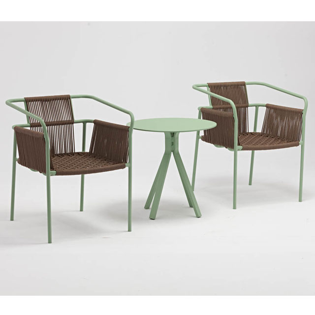 Aluminum Rattan Outdoor Chairs Waterproof Fabric Cushion and 2 Years Rattan for Modern Hotel Resort Garden