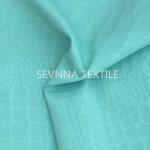 Recycled Eco Friendly Swimwear Fabric Embossed Print Women Beach Wear