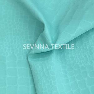 Quality Recycled Eco Friendly Swimwear Fabric Embossed Print Women Beach Wear wholesale