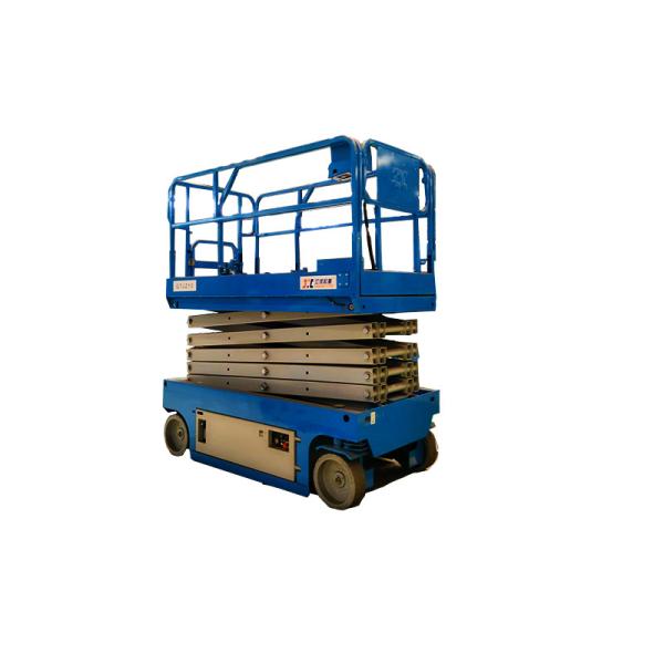 Industrial Pallet Truck Single Man Scissor Lift , Self Propelled Scissor Lift