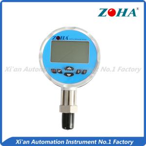 Quality High Accuracy Digital Pressure Gauge 100mm With Temperature Measurement Additional wholesale