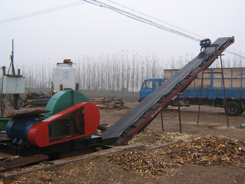 SH216/218 Drum Wood Chipper Machine Industrial Automatic Wood Chipping Machine