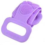 Body Sponge Double Sided Handle Silicone Bath Brush 70cm