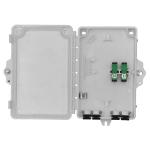 IP55 White Grey Black ABS PC Fiber Optic Distribution Box For Wall Mounted Pole