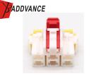 White Color MG650887 KET 6.3 Series Automotive Female 6 Pin Connector DJ70684C-6