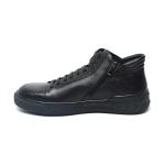 Logo Customized OEM Mens Black Leather Casual Boots