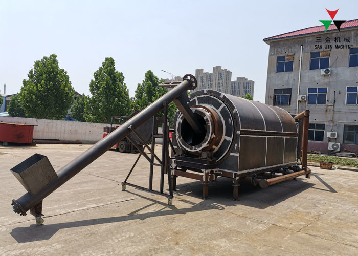 Automatic Wood Burning 800kg/H Coconut Shell Carbonization Stove