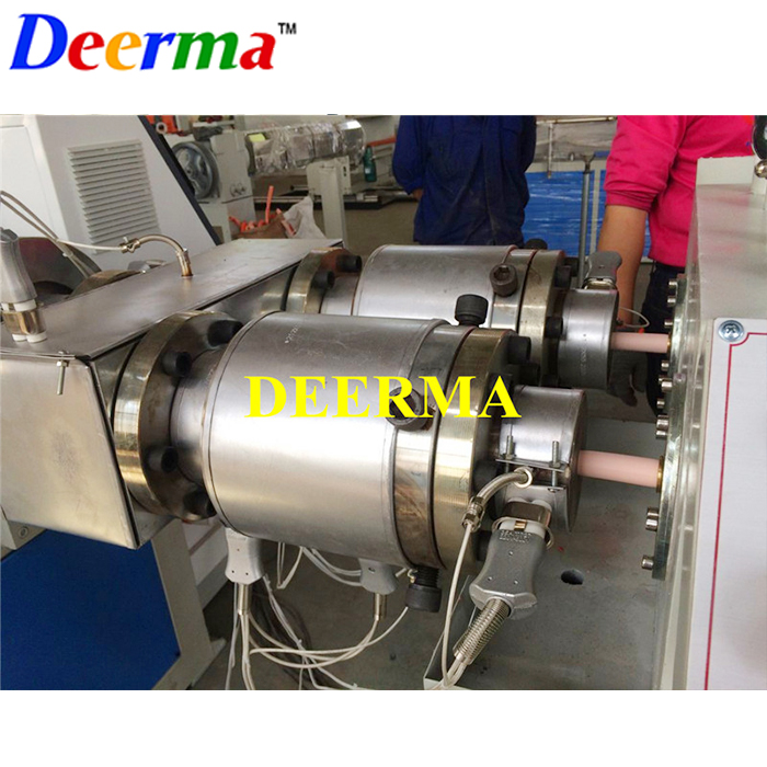 80kw / 60kw Power Plastic / Pvc Pipe Production Line Machines for Customer Requirements 26m*2m*2m