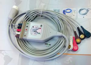 Quality Medical Compatible ECG Patient Cable 12 Pin One Piece Ecg Cables And Leadwires wholesale