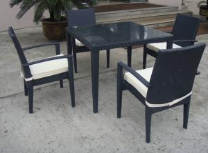 Quality (5pcs)=4pcs chair+1pcs table wholesale