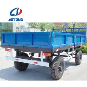 Quality 13 Ton Capacity Axle Small Mini Tractor Trailer for Walking Tractor wholesale