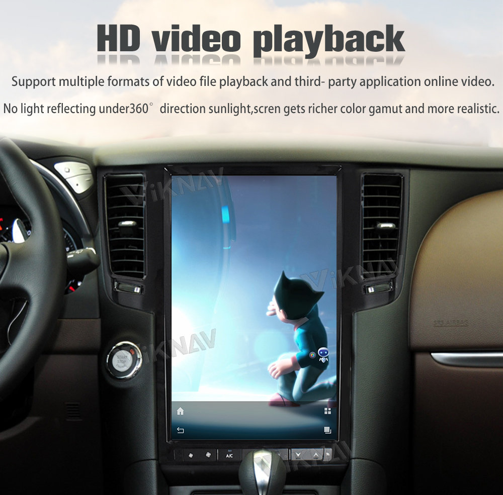 Viknav Car Radio For Infiniti FX35 QX70 (2009-2013)14.4 inch Multimedia Player Stereo Latest Tesla GPS Navigation