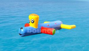 Quality 0.9mm PVC Tarpaulin Inflatable Water Obstacle Course For Pool wholesale