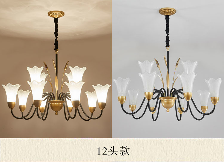 American rural living room modern creative simple dining room wheat chandelier(WH-CI-162)
