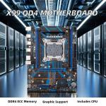 Original New X99 QD4 Motherboard LGA 2011-3 XEON X99 Intel XEON E5 2667 V4 2*16G