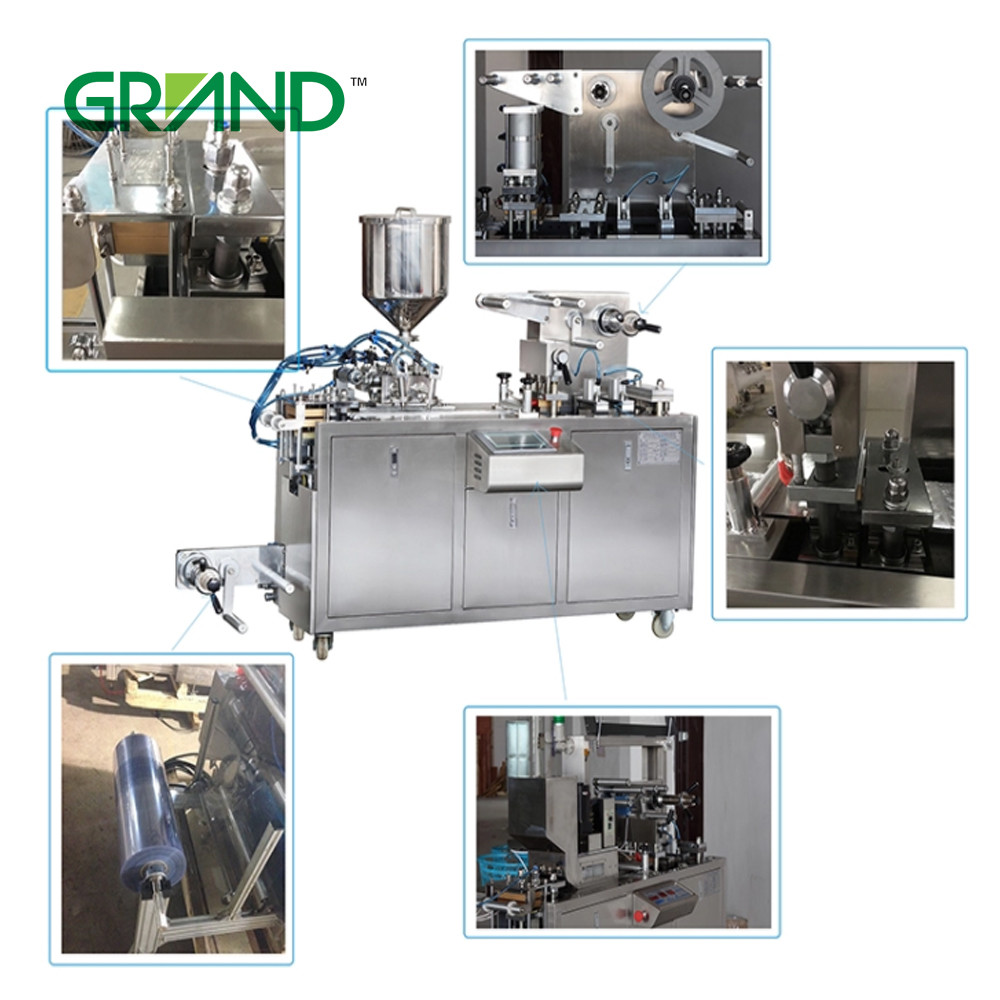 Mini Oil Paste Sauce Blister Packing Machine Butter Cheese Ketchup Honey Liquid