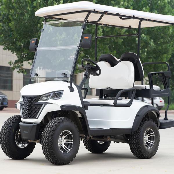 Long Range 4 Wheel 4 Seater Golf Cart Electric Club Drive Lithium Buggy Street