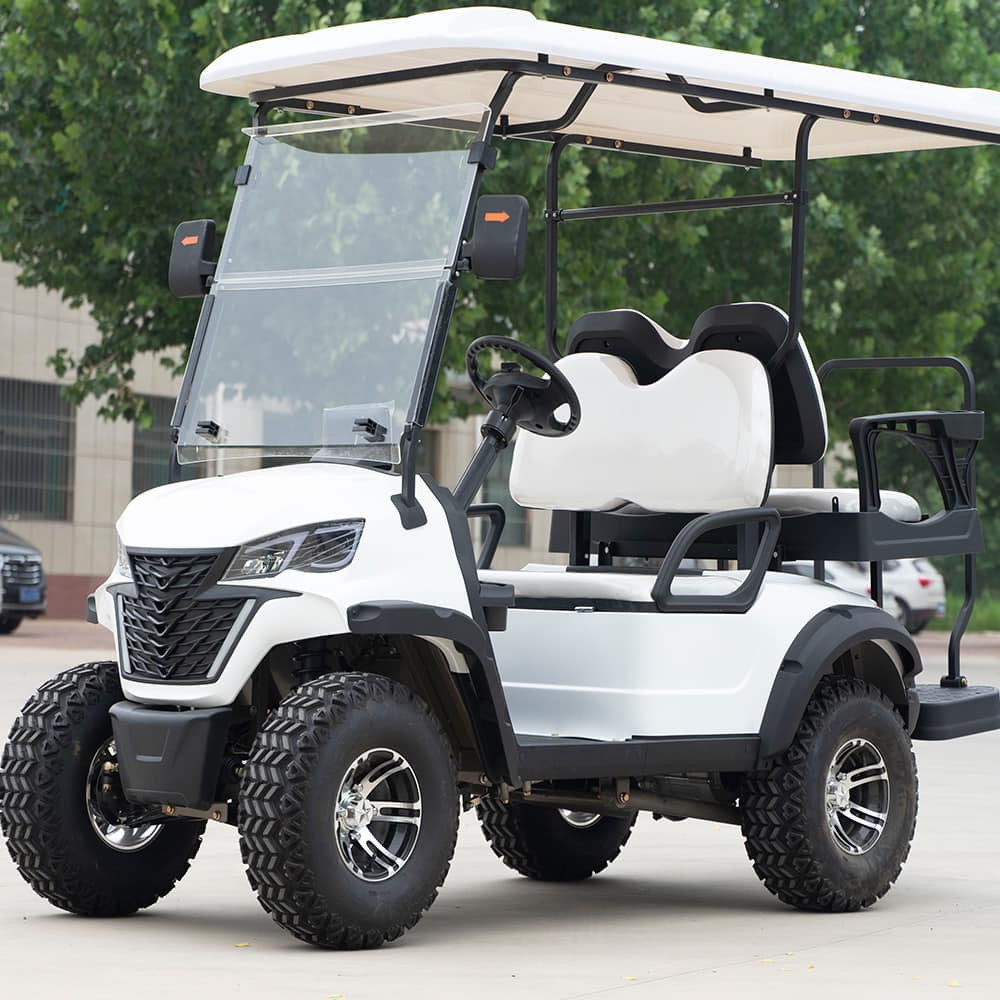 Long Range 4 Wheel 4 Seater Golf Cart Electric Club Drive Lithium Buggy Street Legal Golf Cart